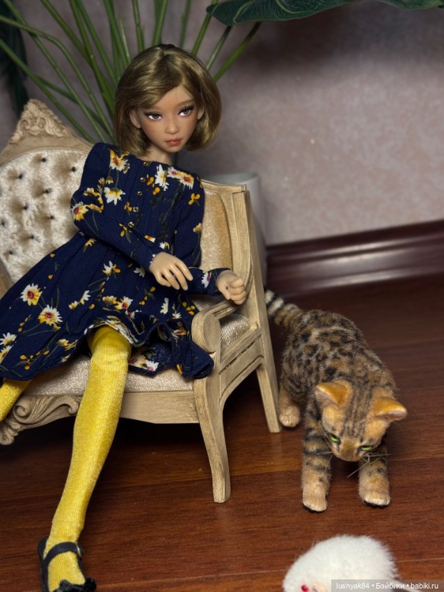 Бенгальский котик — Авторские игрушки из разных материалов: синельная проволока