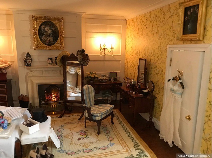 Будуар в масштабе 1:12 от Emma Batteson