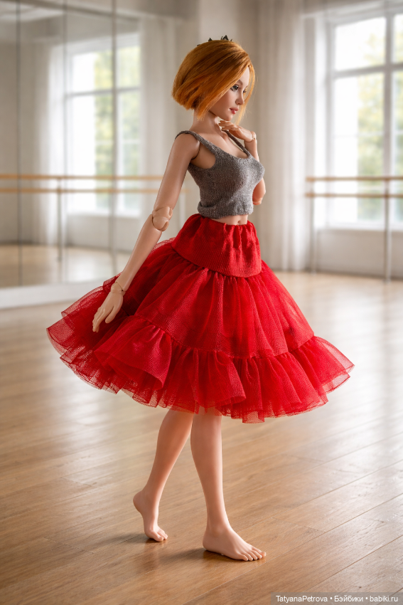 Танец в красной юбке — Куклы Natalia Loseva (Наталья Лосева): авторские BJD (БЖД) (фото 5)
