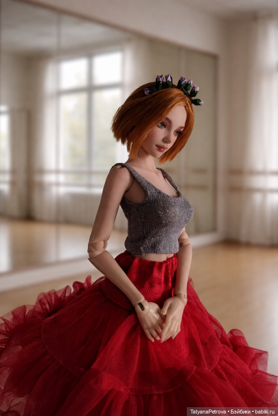 Танец в красной юбке — Куклы Natalia Loseva (Наталья Лосева): авторские BJD (БЖД) (фото 6)
