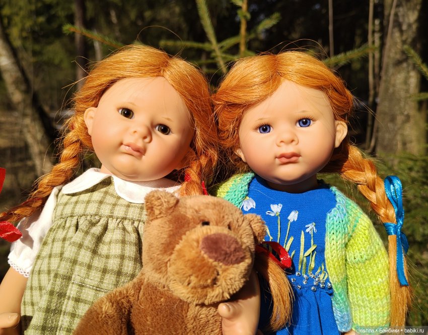 Синеглазка и зеленоглазка. Вихтели (фото 2)