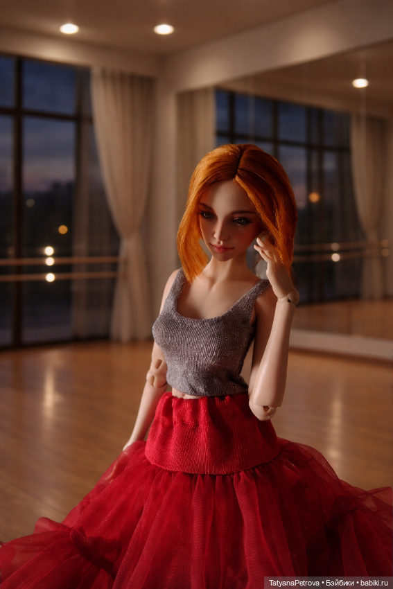 Танец в красной юбке — Куклы Natalia Loseva (Наталья Лосева): авторские BJD (БЖД)