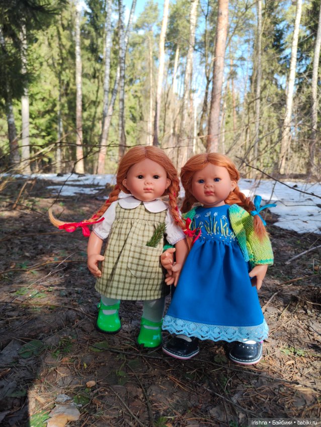 Синеглазка и зеленоглазка. Вихтели