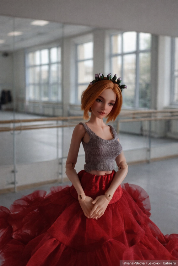Танец в красной юбке — Куклы Natalia Loseva (Наталья Лосева): авторские BJD (БЖД) (фото 4)