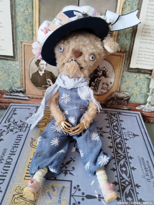 Почти Алиса — Игрушки в смешанной технике (мех и глина): Арт (фото 2)