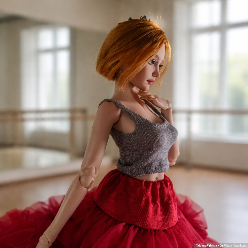 Танец в красной юбке — Куклы Natalia Loseva (Наталья Лосева): авторские BJD (БЖД) (фото 3)