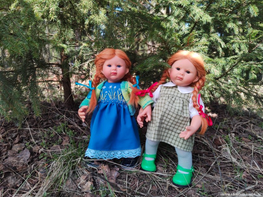 Синеглазка и зеленоглазка. Вихтели