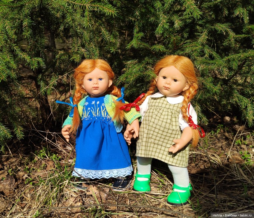 Синеглазка и зеленоглазка. Вихтели