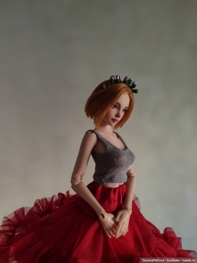Танец в красной юбке — Куклы Natalia Loseva (Наталья Лосева): авторские BJD (БЖД)