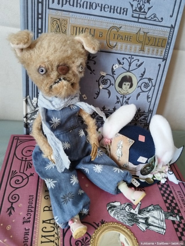 Почти Алиса — Игрушки в смешанной технике (мех и глина): Арт