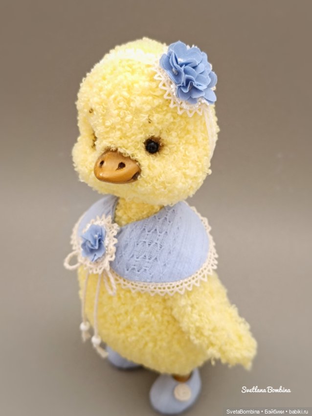 🐥Пасхальный цыплёнок 🐥 — Игрушки в смешанной технике (мех и глина): Арт (фото 6)