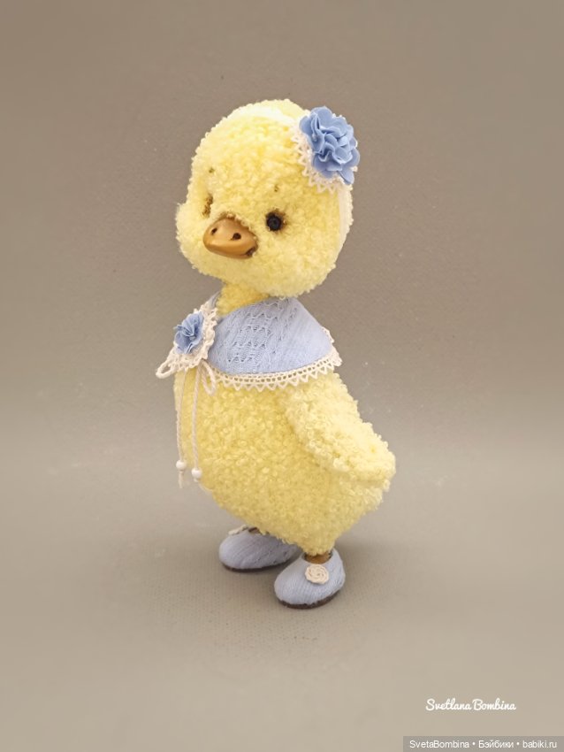 🐥Пасхальный цыплёнок 🐥 — Игрушки в смешанной технике (мех и глина): Арт (фото 2)