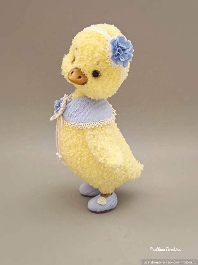 🐥Пасхальный цыплёнок 🐥 — Игрушки в смешанной технике (мех и глина): Арт (фото 3)