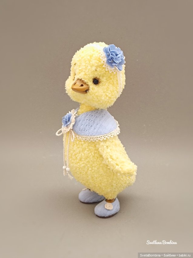 🐥Пасхальный цыплёнок 🐥 — Игрушки в смешанной технике (мех и глина): Арт (фото 8)
