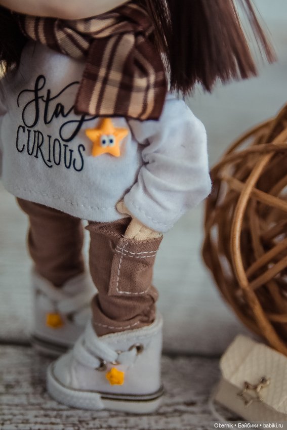 Тина - звёздочка — Авторские текстильные куклы: Вальдорфские (фото 3)
