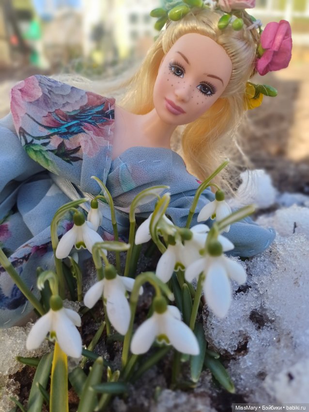 Весна и подснежники — Куклы Barbie (Барби): Looks