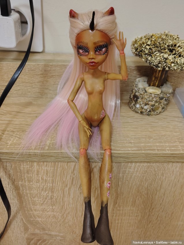 Кукла единорожка — ООАК Monster High и Ever After High: репейнт (фото 3)