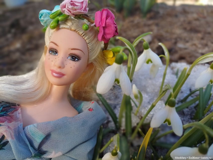 Весна и подснежники — Куклы Barbie (Барби): Looks