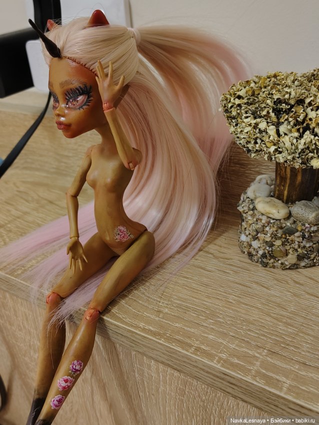 Кукла единорожка — ООАК Monster High и Ever After High: репейнт (фото 2)