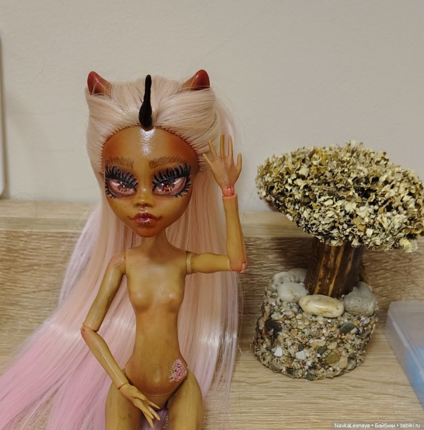 Кукла единорожка — ООАК Monster High и Ever After High: репейнт