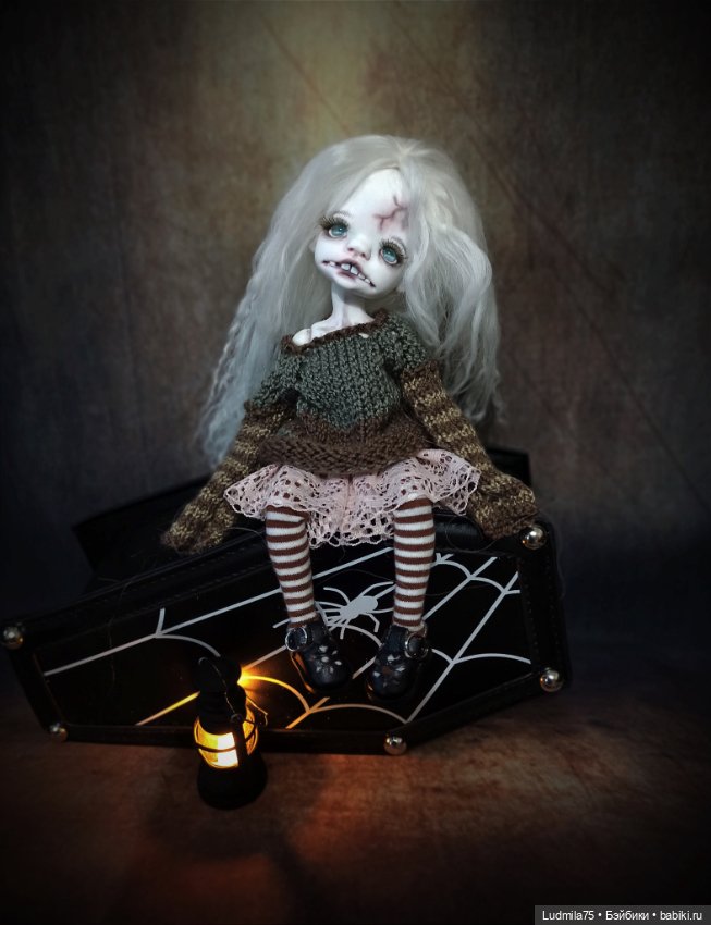 Девочка оделась — Лепка авторских кукол: полимерная глина