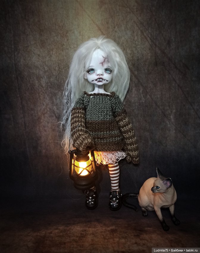 Девочка оделась — Лепка авторских кукол: полимерная глина (фото 4)