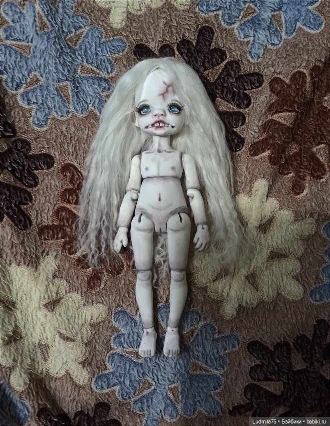 Девочка оделась — Лепка авторских кукол: полимерная глина (фото 3)