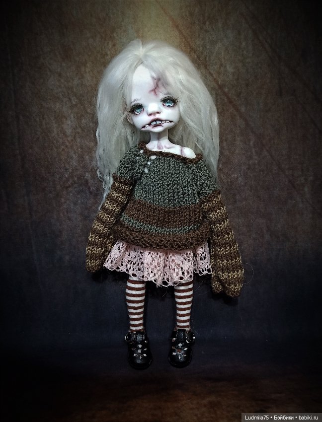Девочка оделась — Лепка авторских кукол: полимерная глина