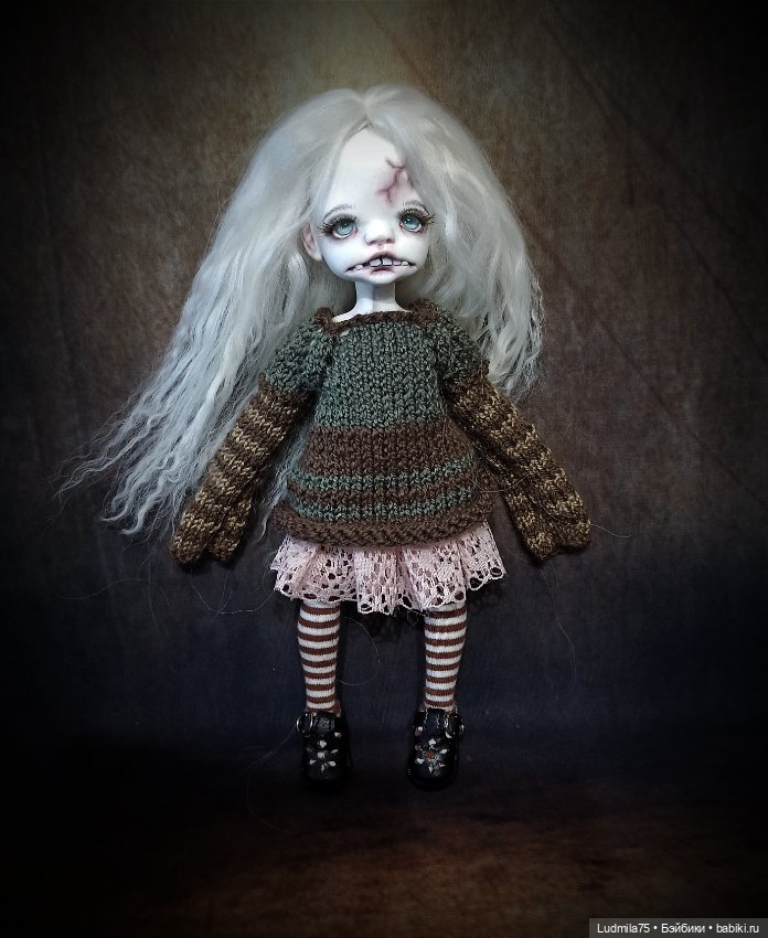 Девочка оделась — Лепка авторских кукол: полимерная глина (фото 10)