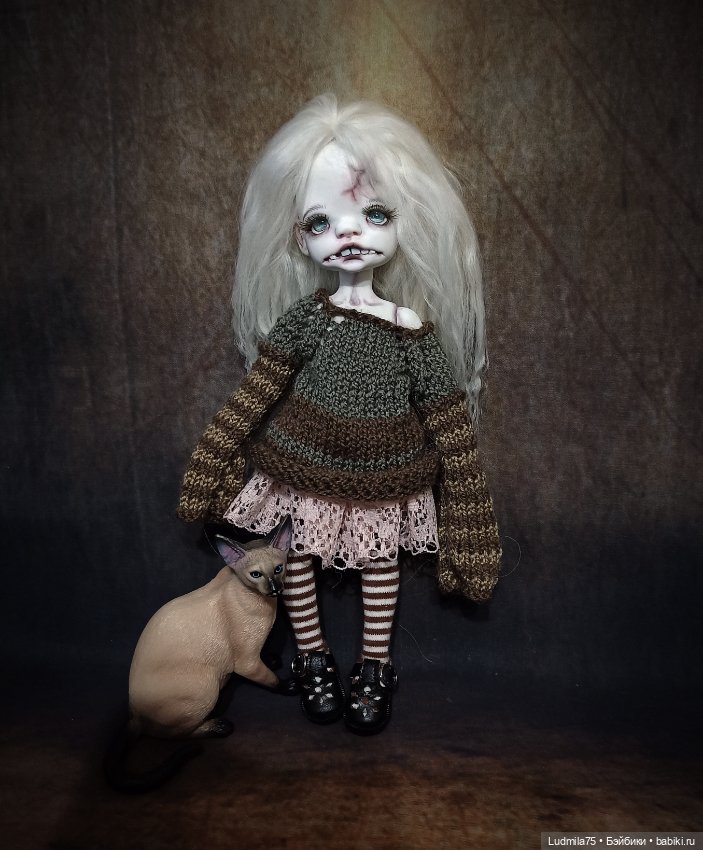 Девочка оделась — Лепка авторских кукол: полимерная глина
