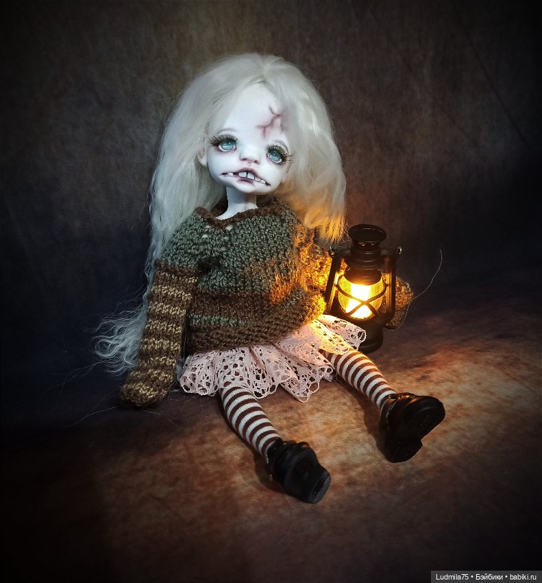 Девочка оделась — Лепка авторских кукол: полимерная глина (фото 9)