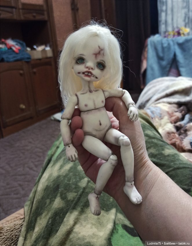 Девочка оделась — Лепка авторских кукол: полимерная глина