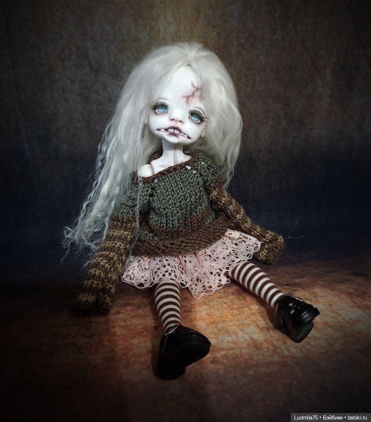 Девочка оделась — Лепка авторских кукол: полимерная глина