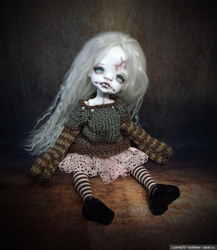 Девочка оделась — Лепка авторских кукол: полимерная глина (фото 8)