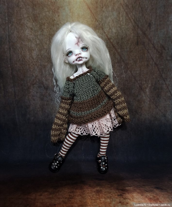 Девочка оделась — Лепка авторских кукол: полимерная глина