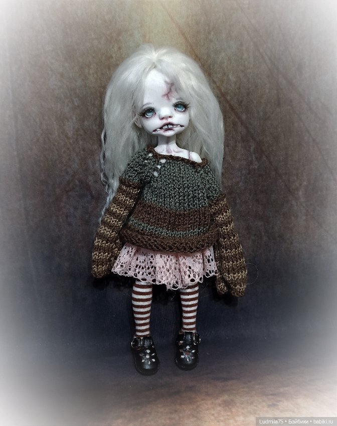 Девочка оделась — Лепка авторских кукол: полимерная глина