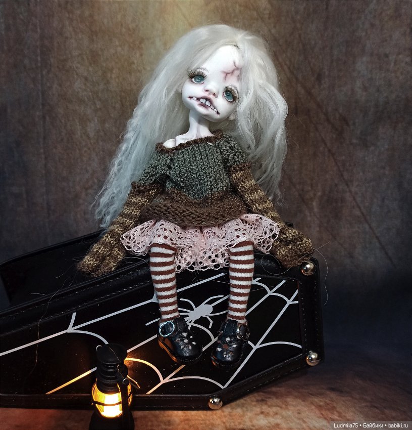 Девочка оделась — Лепка авторских кукол: полимерная глина