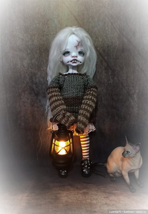 Девочка оделась — Лепка авторских кукол: полимерная глина (фото 6)