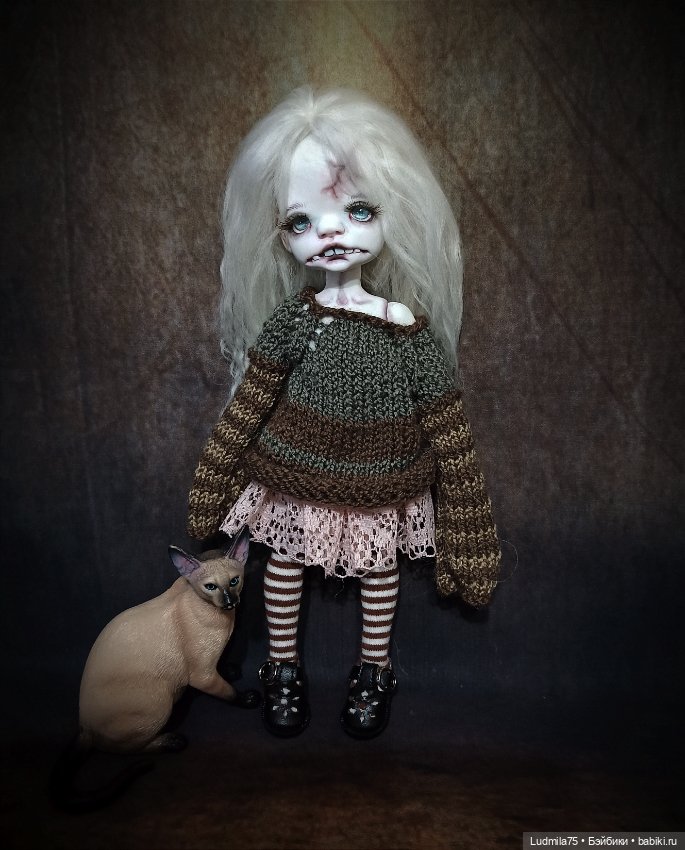 Девочка оделась — Лепка авторских кукол: полимерная глина