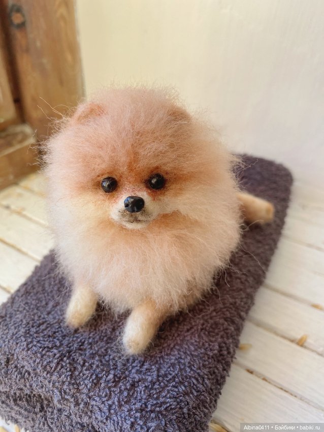 Собака-друг человека — Валяные игрушки из шерсти: сухое валяние (фото 10)