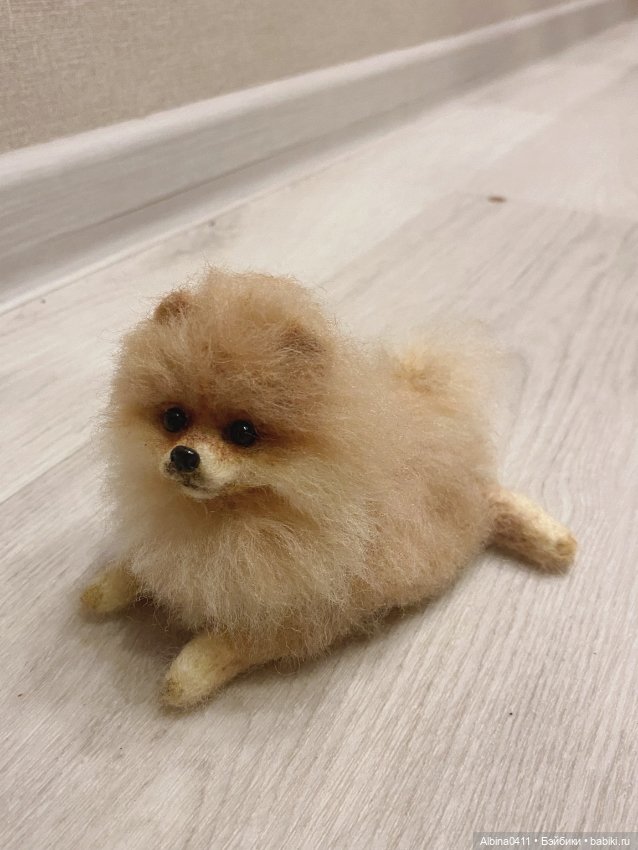 Собака-друг человека — Валяные игрушки из шерсти: сухое валяние