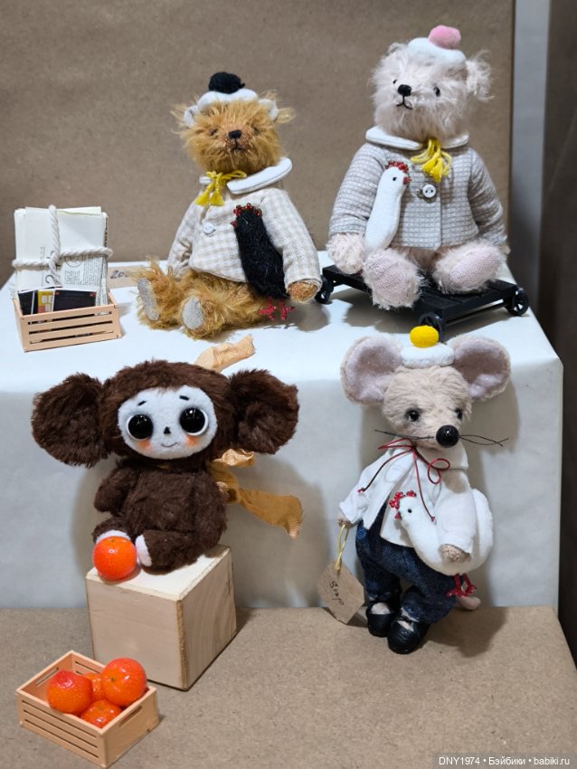 Апрельские мишки и куклы на Тишинке, ч. 1