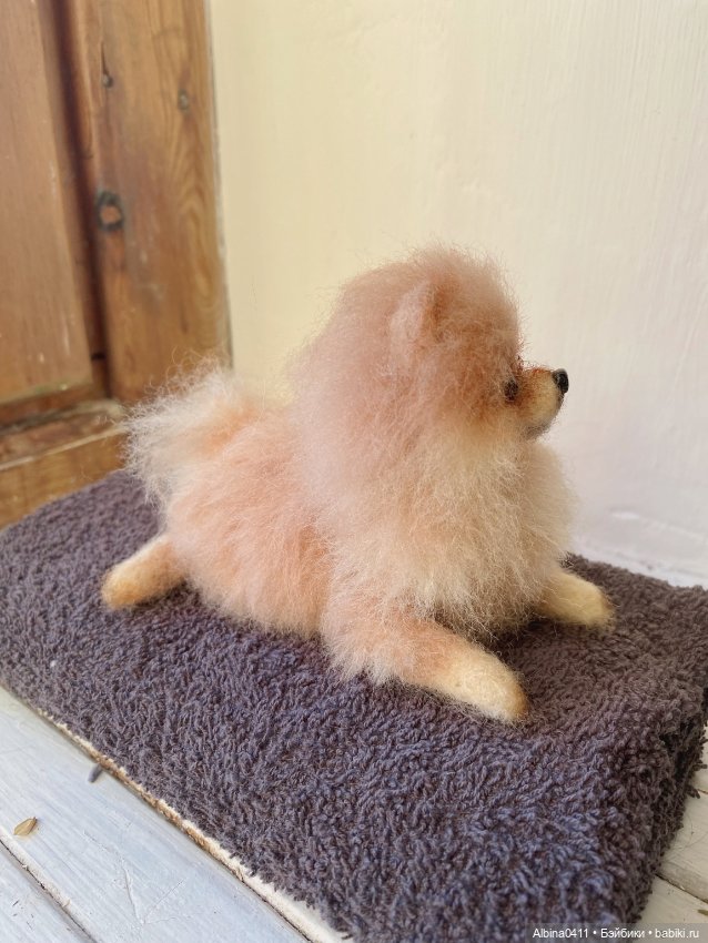 Собака-друг человека — Валяные игрушки из шерсти: сухое валяние (фото 8)