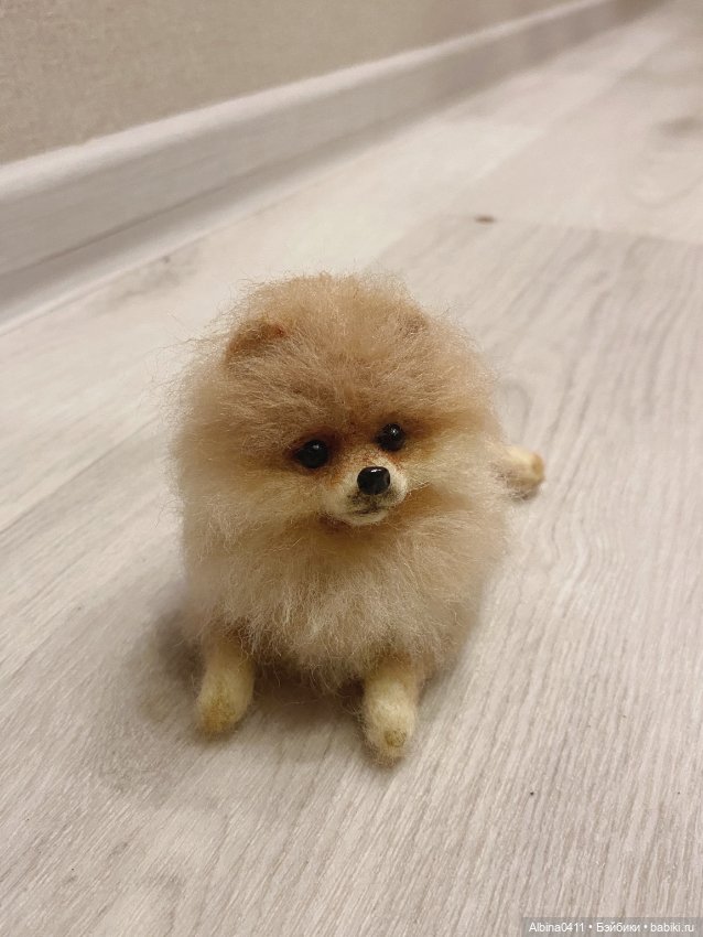 Собака-друг человека — Валяные игрушки из шерсти: сухое валяние