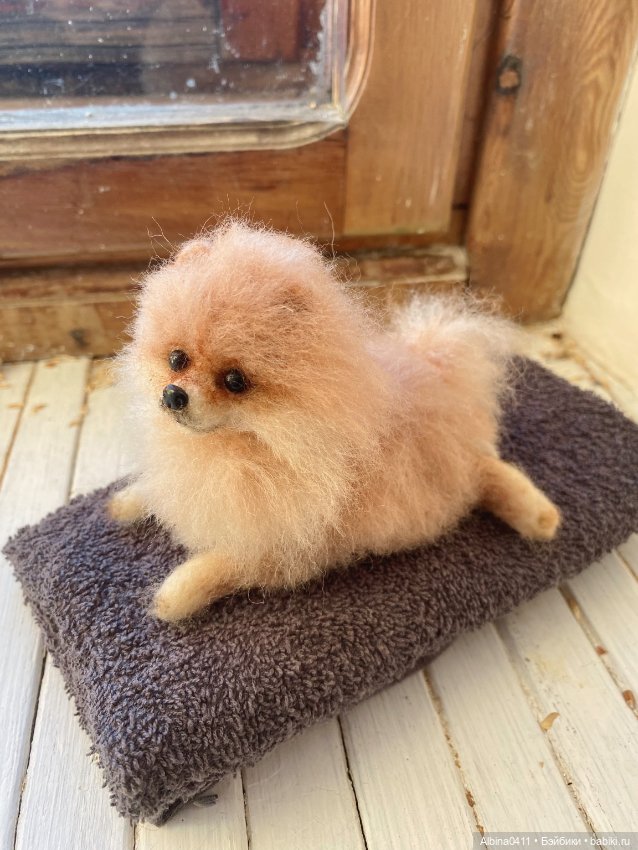 Собака-друг человека — Валяные игрушки из шерсти: сухое валяние (фото 9)