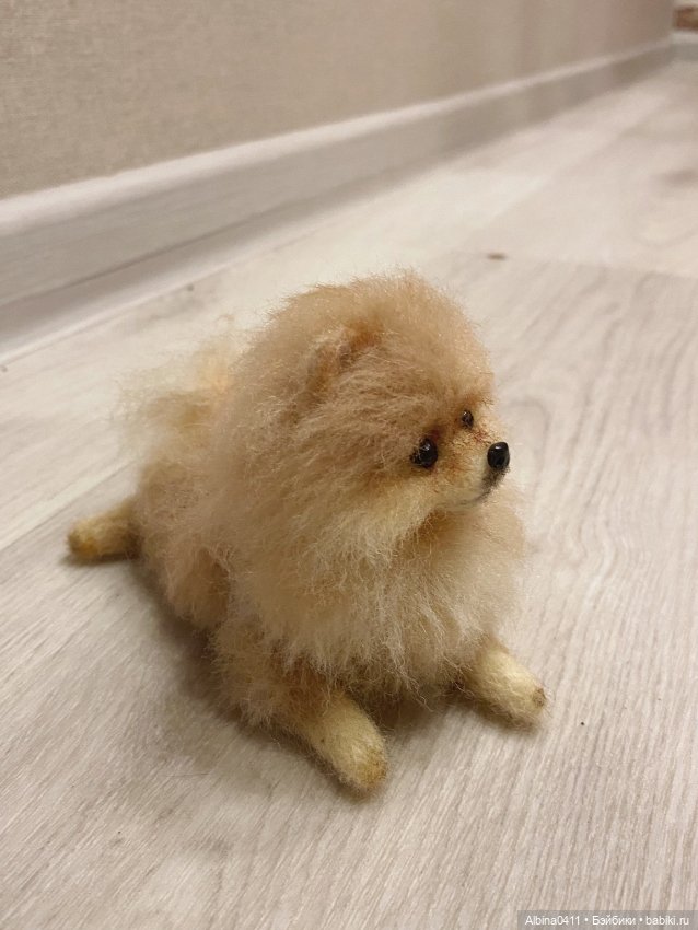 Собака-друг человека — Валяные игрушки из шерсти: сухое валяние