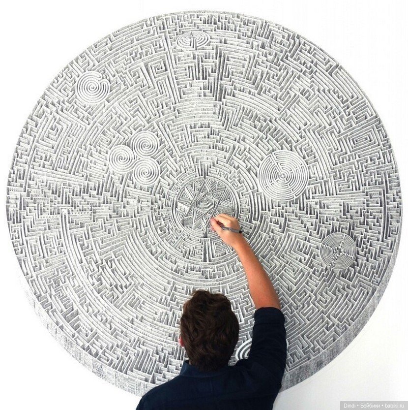 Магия одной линии: Невероятные мегаполисы Бена Сэка (Ben Sack)