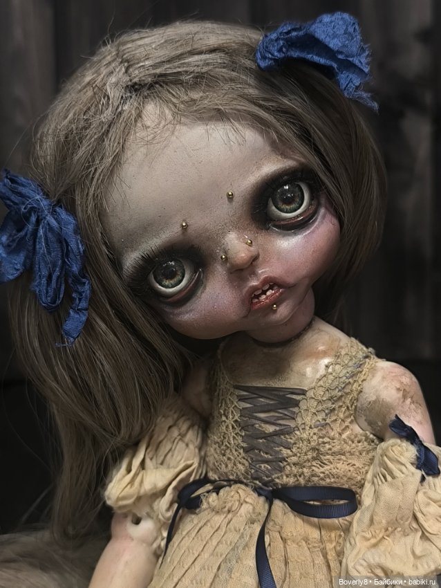 Офелия — Авторские куклы в антикварном стиле: будуарные (фото 8)