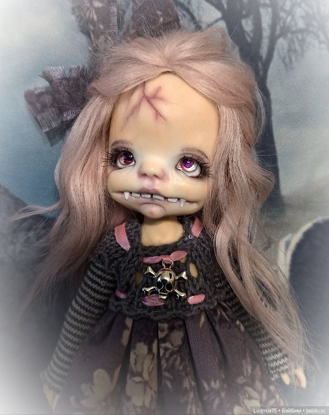 И снова вампирочка — Лепка авторских кукол: полимерная глина