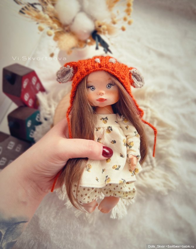 Оленёнок Бемби — Лепка авторских кукол: полимерная глина (фото 4)